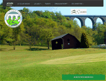 Tablet Screenshot of golf-sainte-agathe.fr